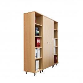 Wooden Storage Cabinet, Bookshelf, 72 in.
